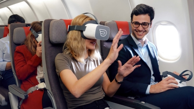 Gafas de realidad virtual para vuelos de Iberia